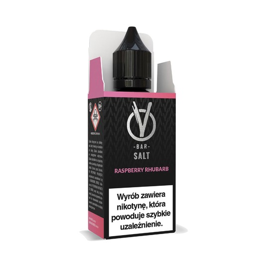 Liquid VBar Salt 10ml Raspberry Rhubarb 20mg -zdjęcie numer 1