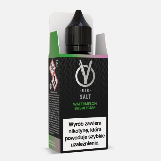 Liquid VBar Salt 10ml Watermelon Bubblegum 20mg -zdjęcie numer 1