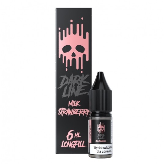 Longfill Dark Line 6ml Milk Strawberry -zdjęcie numer 1