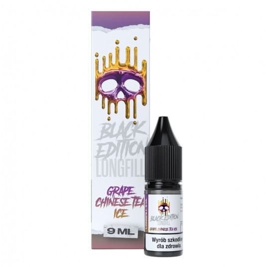 Longfill Dark Line Black 9ml Grape Chinese Tea Ice -zdjęcie numer 1