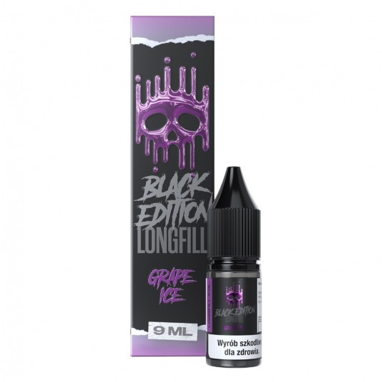 Longfill Dark Line Black 9ml Grape Ice -zdjęcie numer 1
