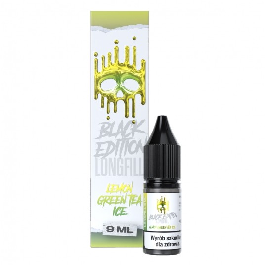 Longfill Dark Line Black 9ml Lemon Green Tea Ice -zdjęcie numer 1