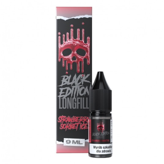 Longfill Dark Line Black 9ml Strawberry Sorbet Ice -zdjęcie numer 1