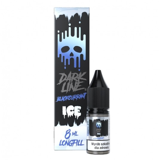 Longfill Dark Line Ice 8ml Blackcurrant -zdjęcie numer 1
