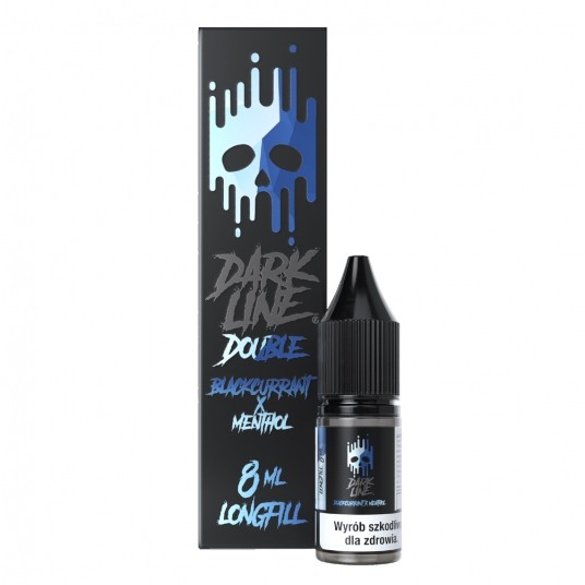Longfill Double Dark Line 8ml Blackcurrant Menthol -zdjęcie numer 1