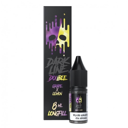 Longfill Double Dark Line 8ml Grape Lemon -zdjęcie numer 1