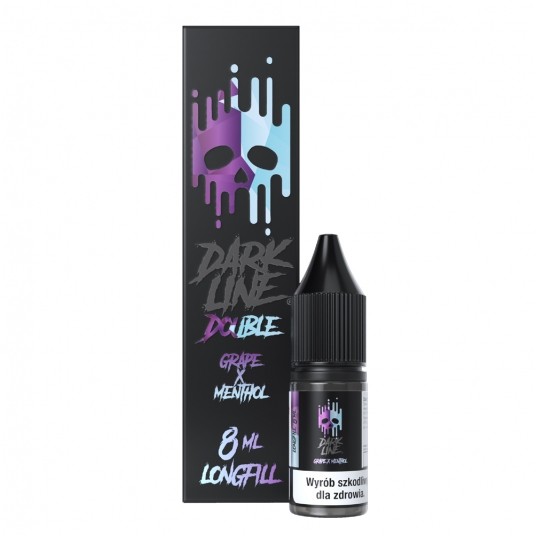 Longfill Double Dark Line 8ml Grape Menthol -zdjęcie numer 1