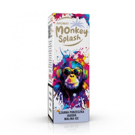Monkey Splash Cz. Porzeczka Jagoda Malina Ice 8ml -zdjęcie numer 1