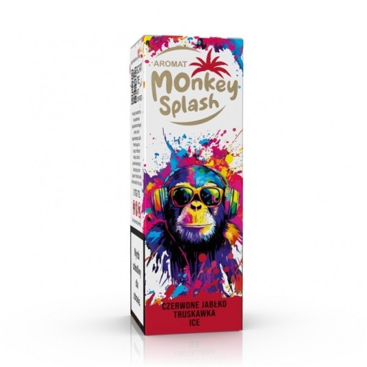 Monkey Splash Czerwone Jabłko Truskawka Ice 8ml -zdjęcie numer 1