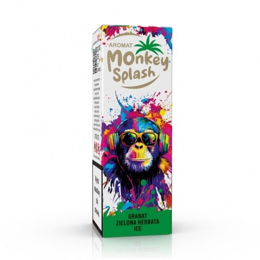 Monkey Splash Granat Zielona Herbata Ice 8ml -zdjęcie numer 1