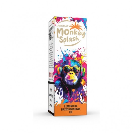 Monkey Splash Lemoniada Brzoskwiniowa Ice 8ml -zdjęcie numer 1