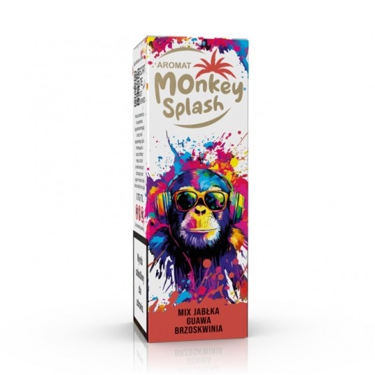 Monkey Splash Mix Jabłko Guawa Brzoskwinia 8ml -zdjęcie numer 1