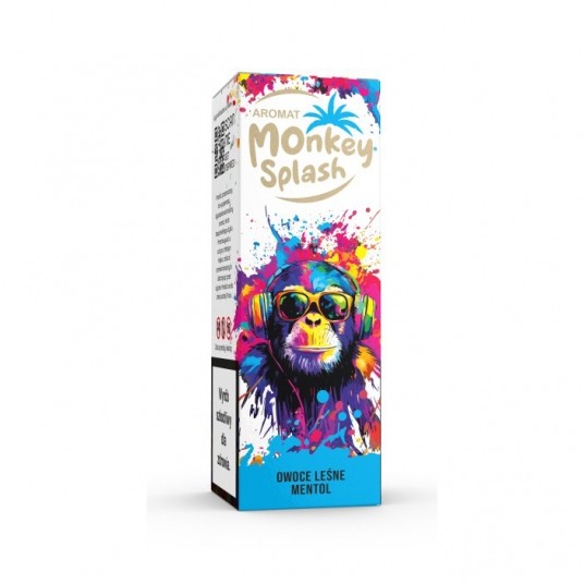 Monkey Splash Owoce Leśne Menthol 8ml -zdjęcie numer 1