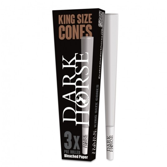 Rożki King Size Cones Dark Horse Black 3szt. -zdjęcie numer 1