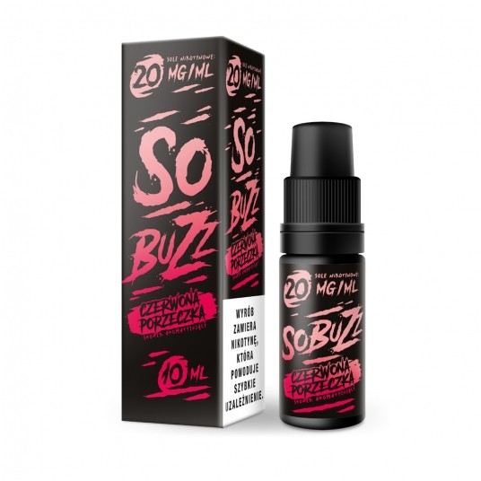 SO BUZZ 10ml Czerwona Porzeczka 20mg -zdjęcie numer 1