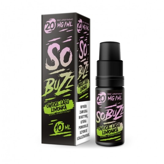 SO BUZZ 10ml Owoce Lasu Limonka 20mg -zdjęcie numer 1