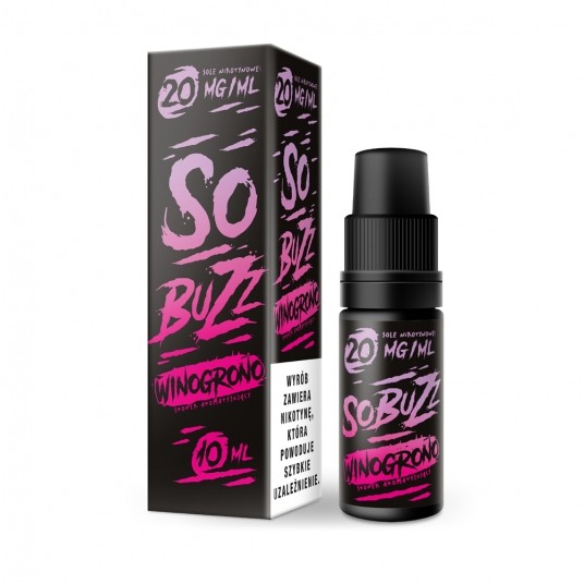 SO BUZZ 10ml Winogrono 20mg -zdjęcie numer 1