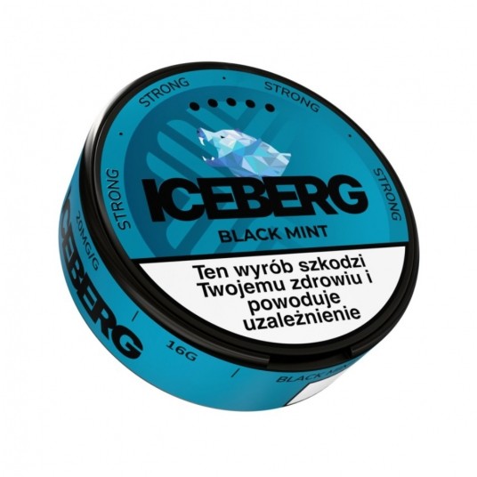 Woreczki nikot. Iceberg Black Mint 20mg -zdjęcie numer 1
