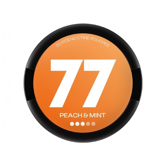 Woreczki nikotynowe 77 Peach & Mint 16mg -zdjęcie numer 1