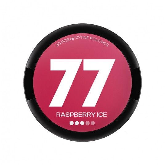 Woreczki nikotynowe 77 Raspberry 16mg -zdjęcie numer 1