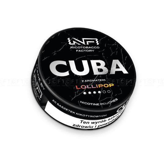 Woreczki nikotynowe CUBA Black Lollipop 20mg -zdjęcie numer 1