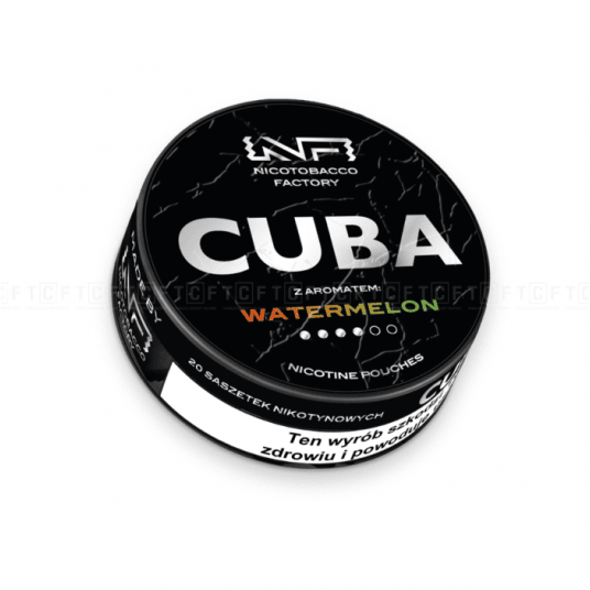 Woreczki nikotynowe CUBA Black Watermelon 20mg -zdjęcie numer 1