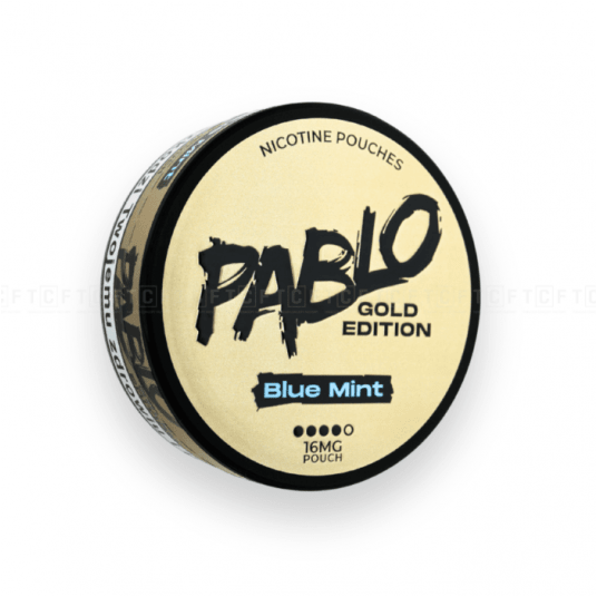Woreczki nikotynowe Pablo Gold Blue Mint 20mg -zdjęcie numer 1