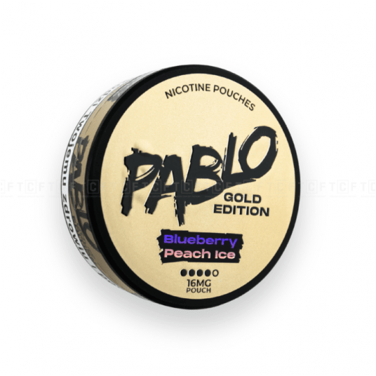 Woreczki nikotynowe Pablo Gold Blueberry Peac 20mg -zdjęcie numer 1