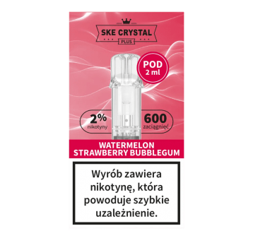 Crystal Plus X 600 Watermelon Strawberry Bubblegum