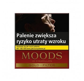 Cygaretki MOODS Gold Filter 10 szt.