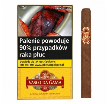 Cygaro Vasco Da Gama Corona Capa De Oro