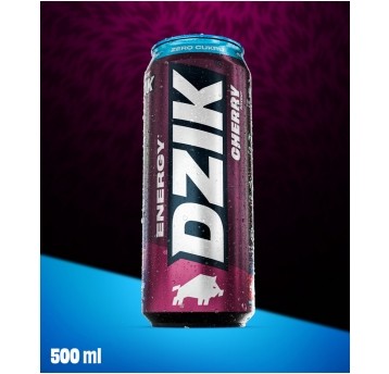 DZIK ENERGY ZERO KALORII CHERRY 500ML
