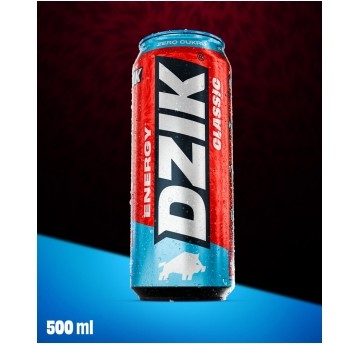 DZIK ENERGY ZERO KALORII CLASSIC 500ML