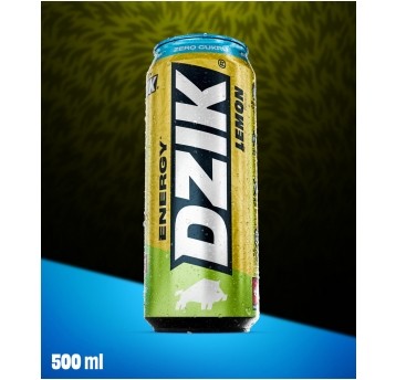 DZIK ENERGY ZERO KALORII LEMON 500ML