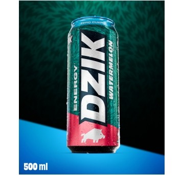 DZIK ENERGY ZERO KALORII WATERMELON 500ML