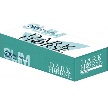 Gilza papierosowa Dark Horse Slim Menthol 200 szt.