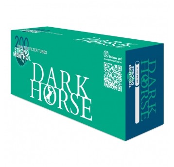 Gilza papierosowa Dark Horse Strong Ment. 200 szt.