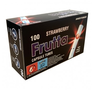 Gilza papierosowa Frutta Strawberry 100 szt.