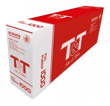 Gilza papierosowa T&T 1000 szt.