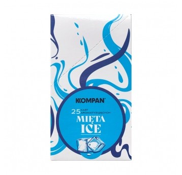 Karta Aromatyzująca KOMPAN Mięta Ice 25szt.