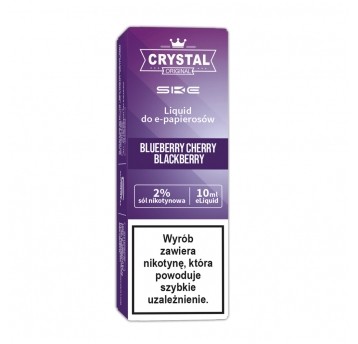 Liquid Crystal Salt 10ml Blueberry Cherry Black