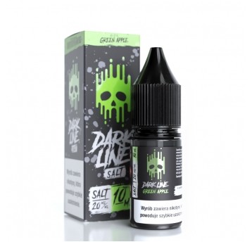 Liquid Dark Line Salt 10ml Green Apple