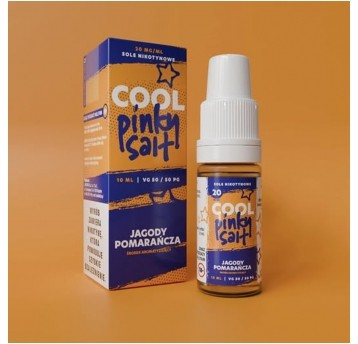 Liquid Pinky Salt Cool 10ml Jagody Pomarańcza