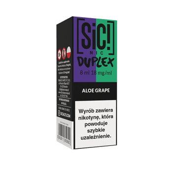 Liquid SIC! NIC 8ml Aloe Grape 18mg