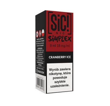 Liquid SIC! NIC 8ml Cranberry Ice 18mg