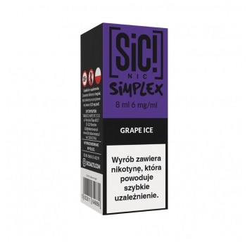 Liquid SiC! NIC 8ml Grape Ice 6mg