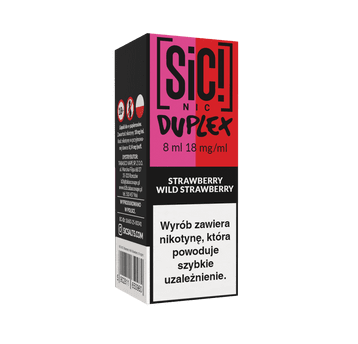Liquid SIC! NIC 8ml Strawberry Wild Strawbe 18mg