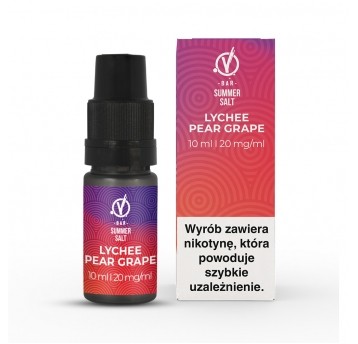 Liquid VBar Salt 10ml Lychee Pear Grape 20mg