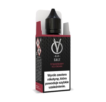 Liquid VBar Salt 10ml Strawberry Ice Cream 20mg