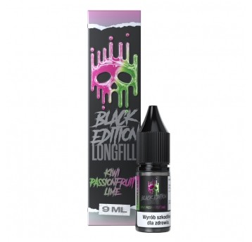 Longfill Dark Line Black 9ml Kiwi Passionfruit Lim